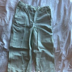 aritzia mint green cargo pant, tna greenwich